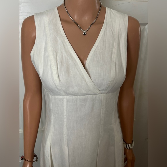 New Brooks Brothers Irish Linen White Dress. Sz 0 - Picture 3 of 16